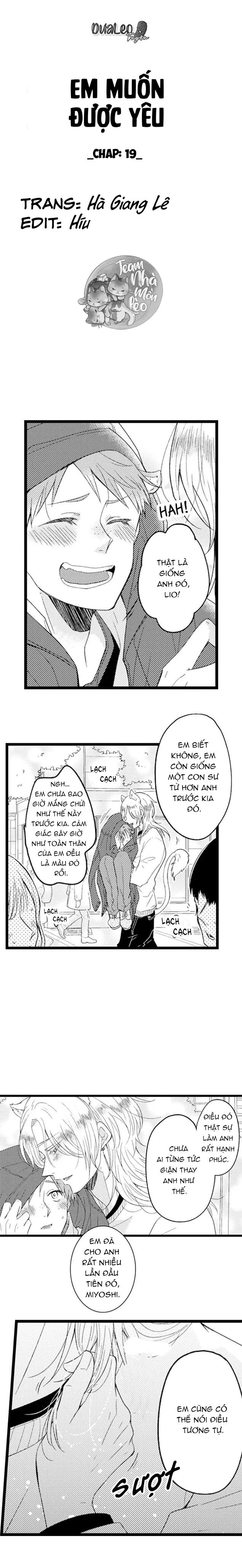 Đọc truyện Em Muốn Được Yêu - Chapter 19