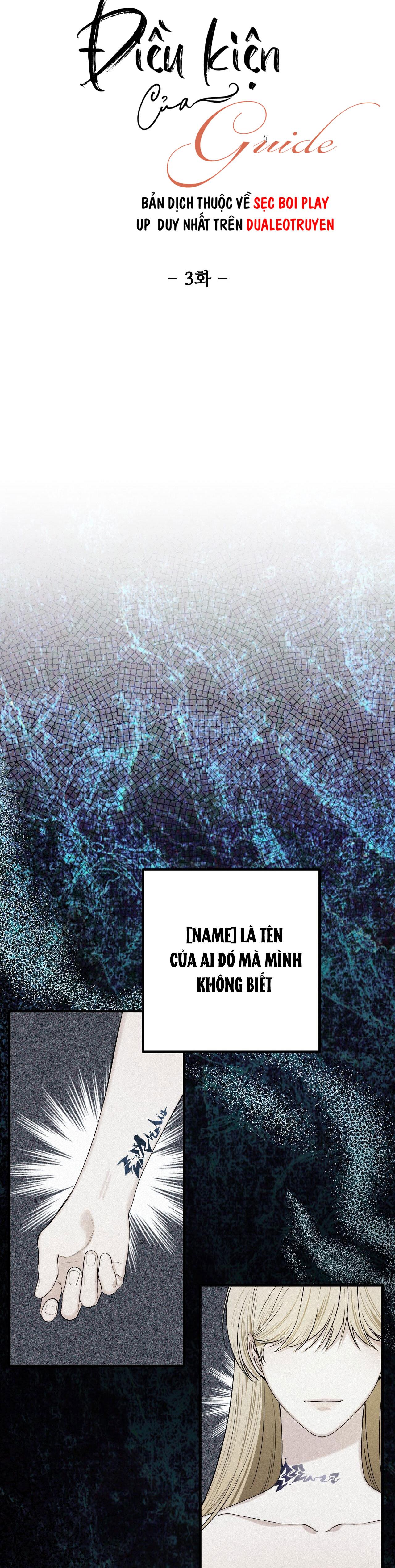 Đọc truyện ĐIỀU KIỆN CỦA GUIDE - Chapter 3