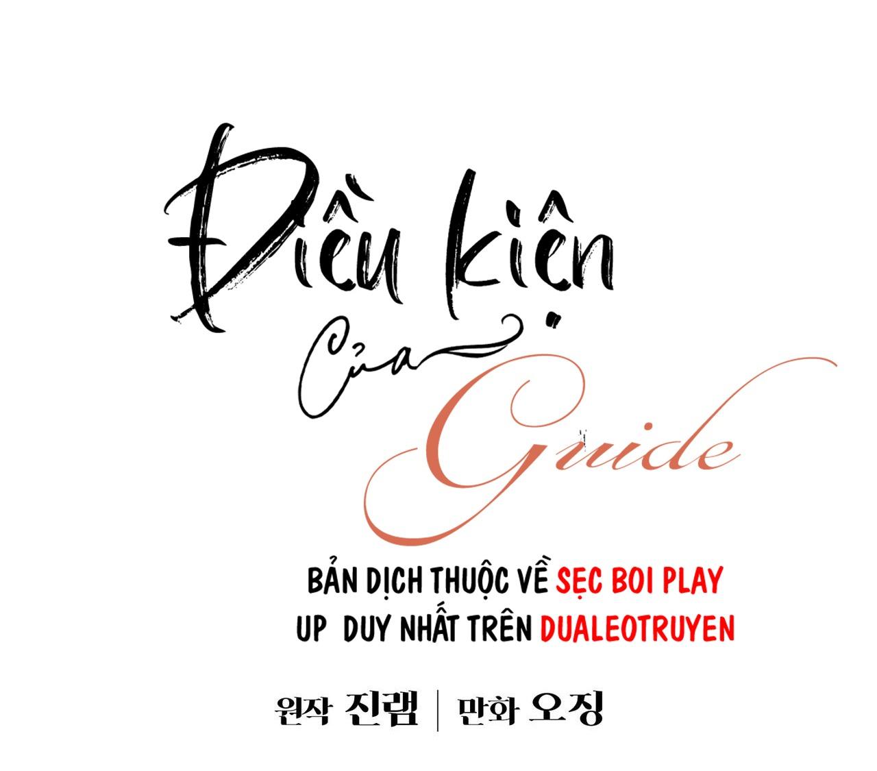 Đọc truyện ĐIỀU KIỆN CỦA GUIDE - Chapter 11