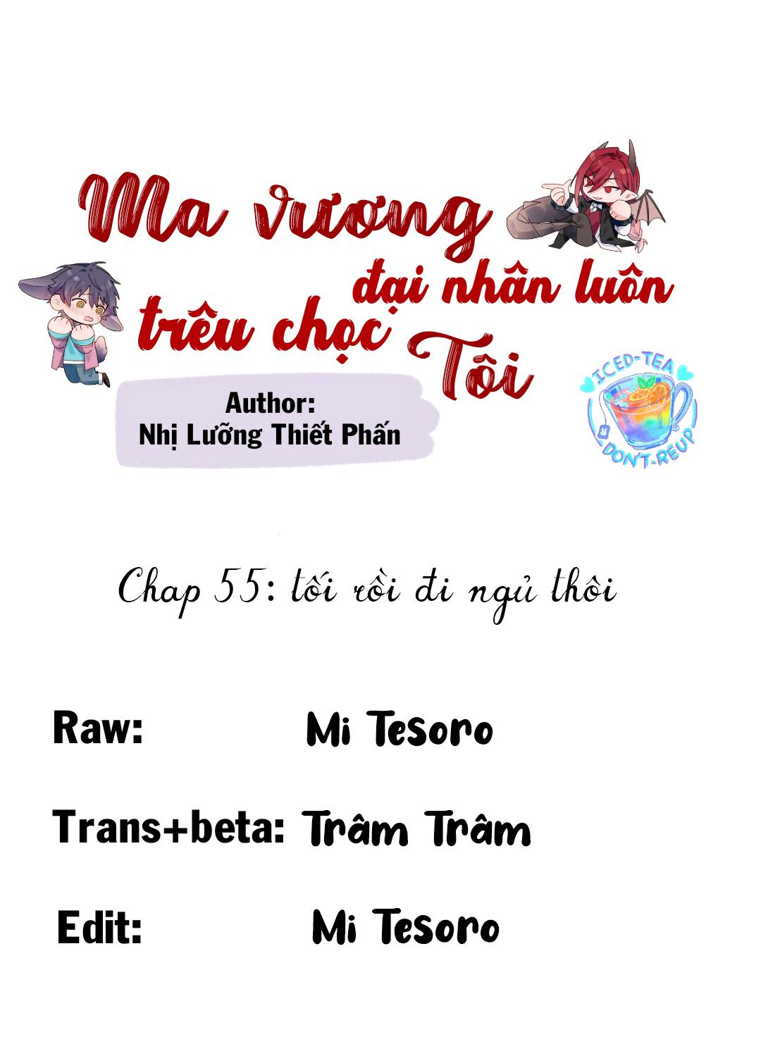 Đọc truyện Ma vương đại nhân luôn trêu chọc tôi - Chapter 55.2