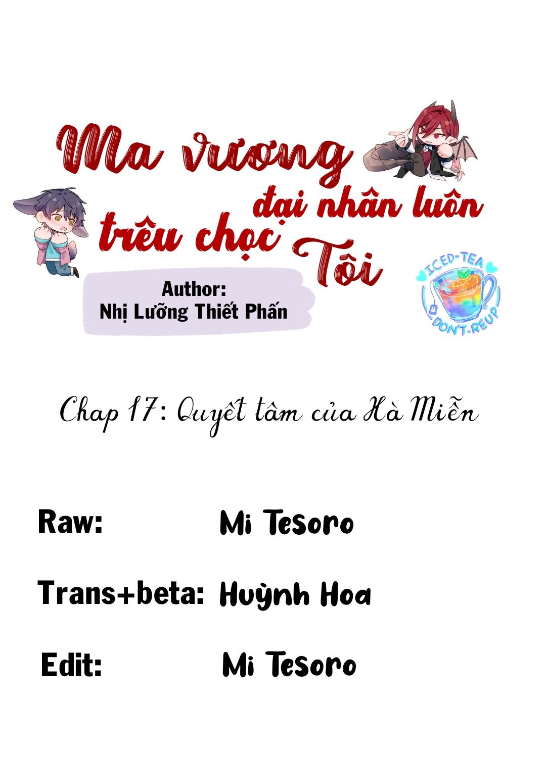 Đọc truyện Ma vương đại nhân luôn trêu chọc tôi - Chapter 17