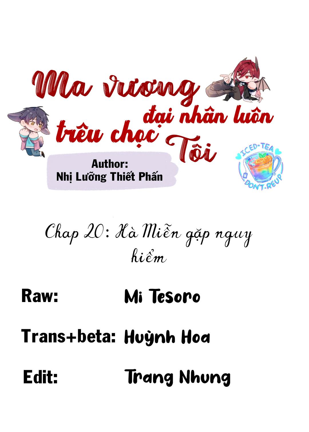Đọc truyện Ma vương đại nhân luôn trêu chọc tôi - Chapter 20