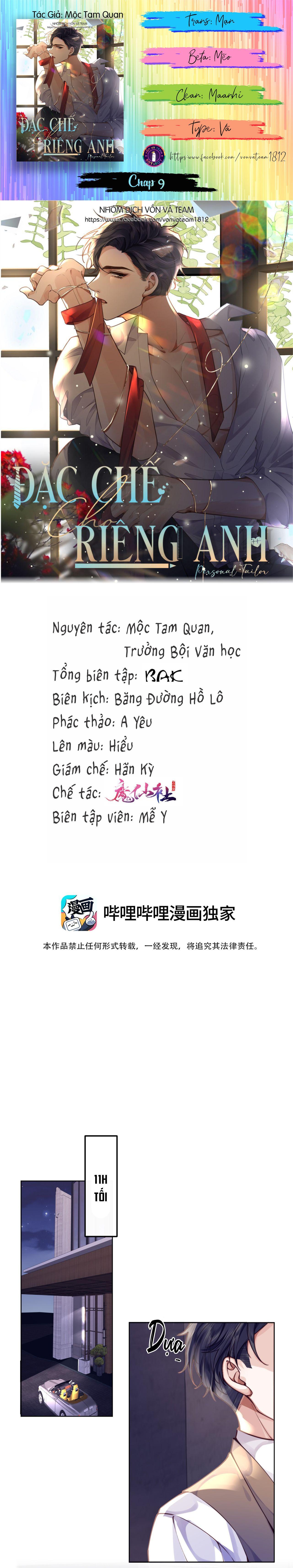 Đọc truyện Đặc Chế Cho Riêng Anh - Chapter 9