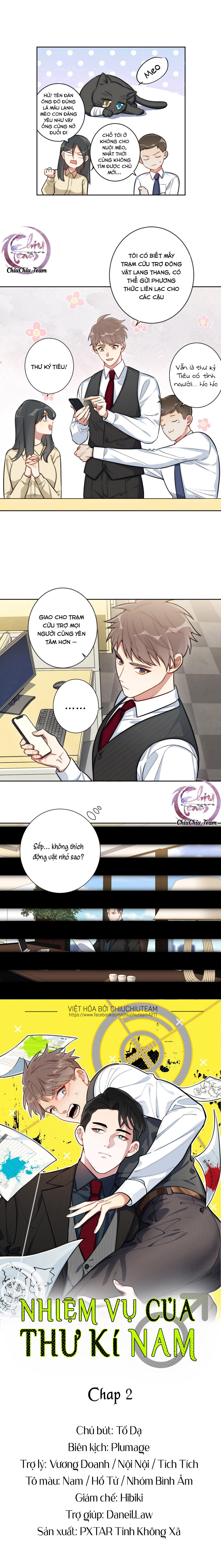 Đọc truyện Nhiệm Vụ Của Thư Kí Nam - Chapter 2