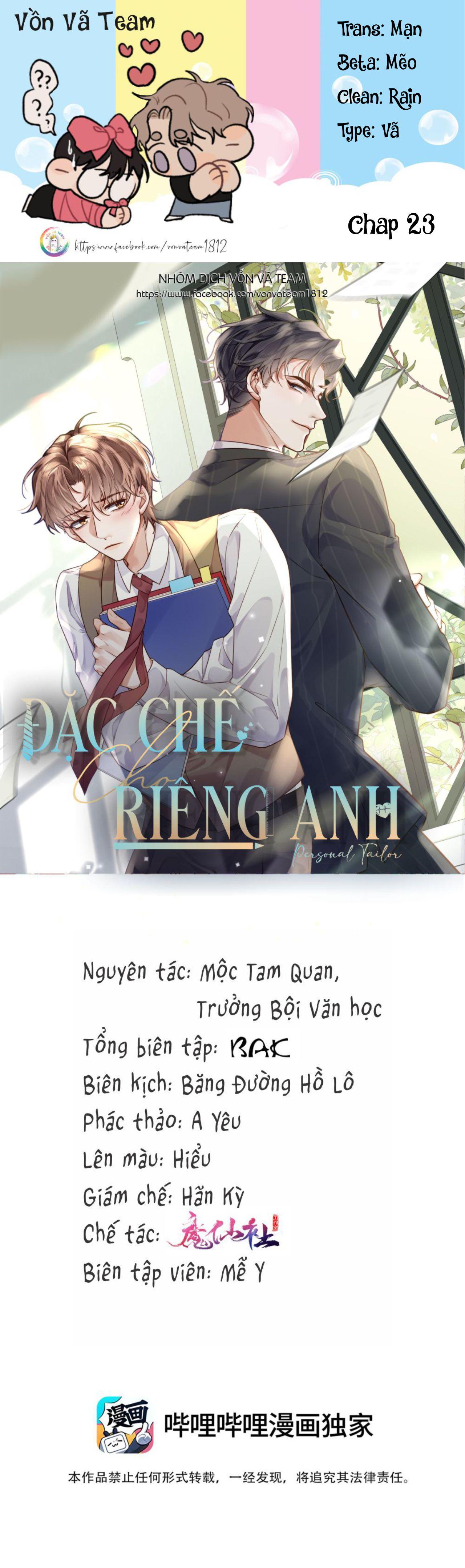 Đọc truyện Đặc Chế Cho Riêng Anh - Chapter 23